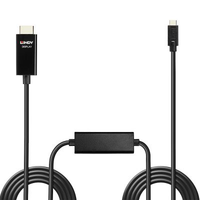 3. Lindy 43315 Kabeladapter 5 m USB Typ-C auf HDMI Typ A (Standard) Schwarz