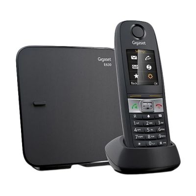 Gigaset E630 schnurloses Telefon schwarz