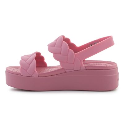 4. Crocs Brooklyn Woven Low Wedge W 209977-6XX Sandalen