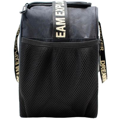 5. REISETASCHE ALS HANDGEPÄCK FÜR DAS FLUGZEUG, SCHWARZ + WEISSE AUFSCHRIFT SEMI LINE
