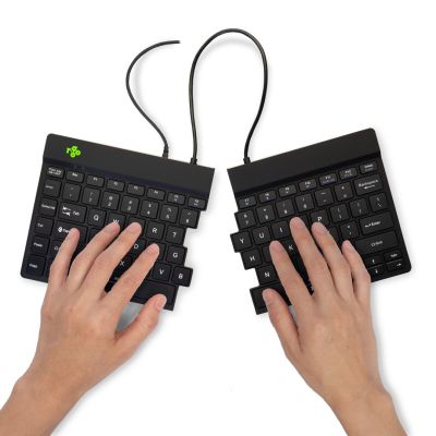 18. R-Go Tools Ergonomische R-Go Split Break v2 Tastatur mit Break-Software, QWERTY_US, kabelgebunden, Schwarz