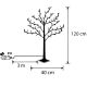 6. DEKORATIVER BAUM 150 LED 120 CM WEISS