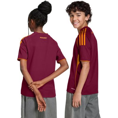 11. adidas AS Roma Heimtrikot 25/26, bordeauxrot, Kinder-Trikot JX2613