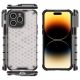 16. Wabenhülle für iPhone 14 Pro gepanzerte Hybridhülle transparent