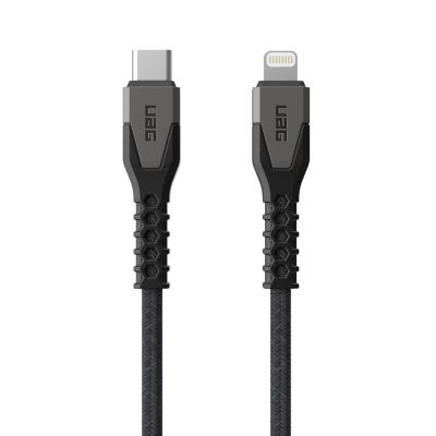 7. Urban Armor Gear Kevlar-Kabel – 1,5 m – Lightning – USB-C – Stecker – Herren – Grau
