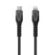 7. Urban Armor Gear Kevlar-Kabel – 1,5 m – Lightning – USB-C – Stecker – Herren – Grau