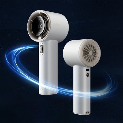 5. Jisulife Handventilator Pro1 3600 mAh FA53 (ABS) Mini-Gebläse, tragbarer USB-Ventilator – Weiß