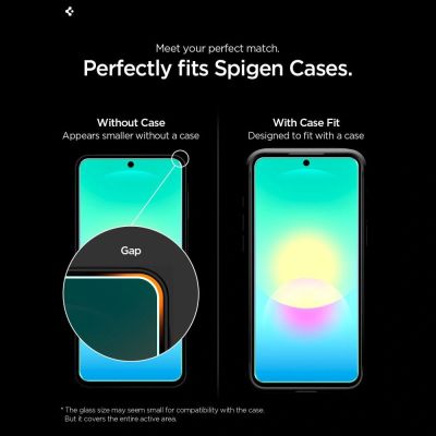 8. Spigen Glas.tR EZ Fit 2er-Pack gehärtetes Glas für Samsung Galaxy A27 5G