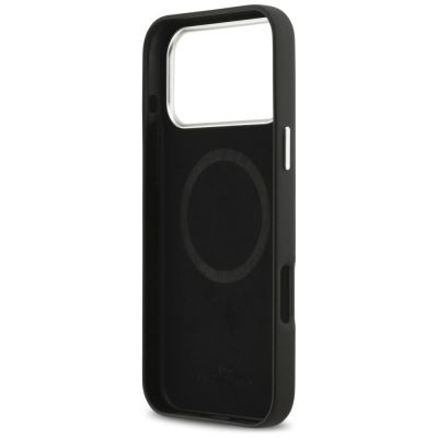 7. BMW-Logo-Metallhülle mit MagSafe-Funktion für iPhone 17 Pro Max – Schwarz