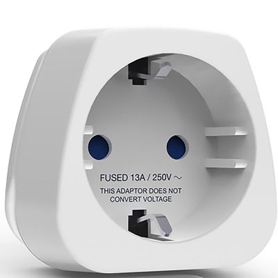 2. TRAVEL BLUE Reiseadapter SCHUKO → UK