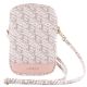 2. Guess Zip GCube Bottom Stripe Handytasche – Rosa