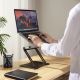 15. Wozinsky WRS-CPY75DSB Laptop- und Tablet-Ständer aus Aluminium + gratis Smartphone-Ständer – Schwarz