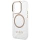6. Guess GUHMP14LHTRMD iPhone 14 Pro 6.1 "Gold / Gold Hartschalenetui Metal Outline Magsafe
