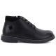 2. Schwarze Damen-Ankle-Boots aus Leder, eVento 26BT17-494