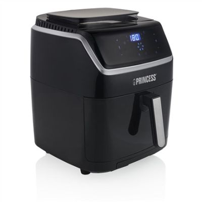 19. Princess 182080 Einzel-Heißluftfritteuse 6,5 l, freistehend, 1700 W, Schwarz