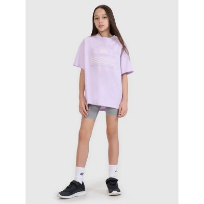 4. Oversize-T-Shirt mit Aufdruck für Mädchen 4F 4FJWSS25TTSHF1870-52S