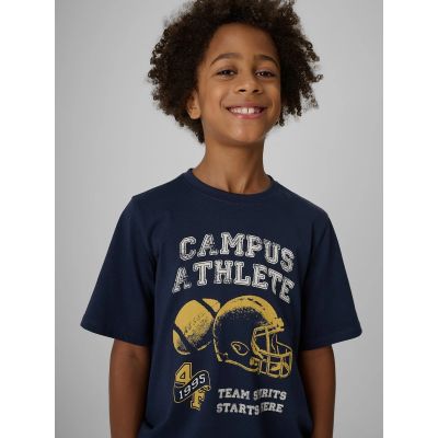 3. Jungen-T-Shirt mit Regular Fit und Print 4F 4FJRAW26TTSHM4526-31S