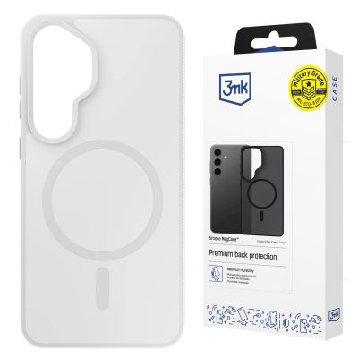 31. 3mk Smoke MagCase für Samsung Galaxy S25 - Weiß-Transparent