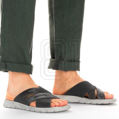 16. Rieker M RKR581 bequeme Flip-Flops, grau