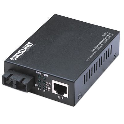 7. Medienkonverter 100Base RJ45 auf SC MM Duplex, 2 km