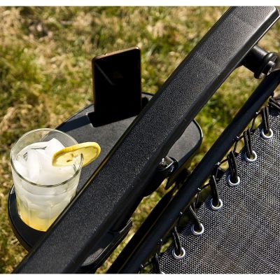 5. Faltbarer Gartenstuhl, multifunktional, 175 x 52/65 x 107 cm, Grau