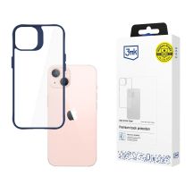 3mk Satin Armor Case+ Blaue Hülle für Apple iPhone 14 – transparent