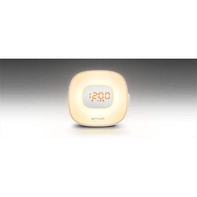 3. Muse Light ML-198 CR Radiowecker, Weiß
