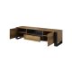 3. TV-Schrank HOLZ 180/44/48 Wotan-Eiche + Anthrazit