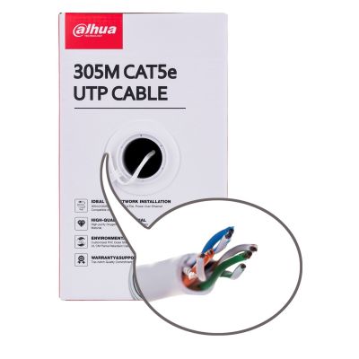 8. Dahua Technology PFM920I-5EUN 305m Cat5e U/UTP (UTP) Netzwerkkabel