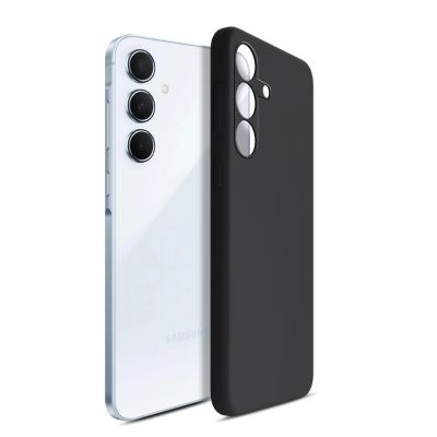 7. 3mk Silikonhülle für Samsung Galaxy A55 5G – Schwarz
