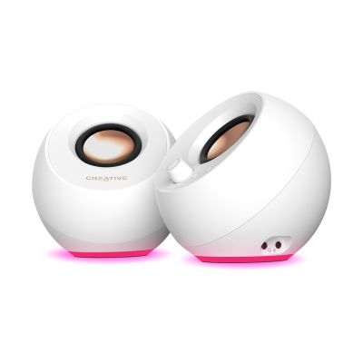 5. Creative Labs Creative Pebble Pro White 51MF1710AA003 Bluetooth-Lautsprecher