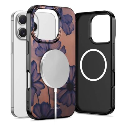 2. Tech-Protect Lamano MagSafe Hülle für iPhone 16 Pro Max - braun-lila