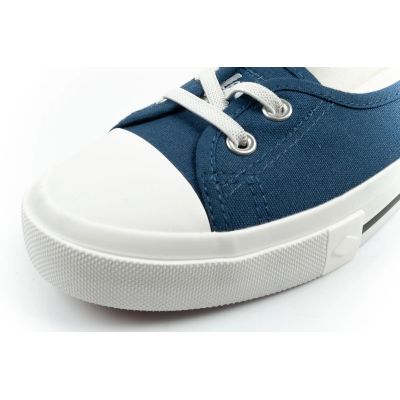 6. Lee Cooper Damenschuhe, sportliche blaue Slip-On-Ballerinas