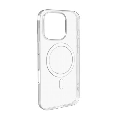 4. Puro 03 Mag MagSafe Silikonhülle für iPhone 16 Pro Max – transparent