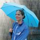 7. Euroschirm Swing Liteflex Regenschirm - eisblau