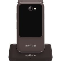 myPhone Harmony LTE Braun 2,8 + 1,44 Zoll, Diebstahlschutzsysteme (IPS), 48 MB interner Speicher, 128 MB externer Speicher, Einzel-SIM-Karte, microSD-Kartenleser, 3G-Netzwerk, Bluetooth 5.1, 2-MP-Hauptkamera, 1300-mAh-Akku