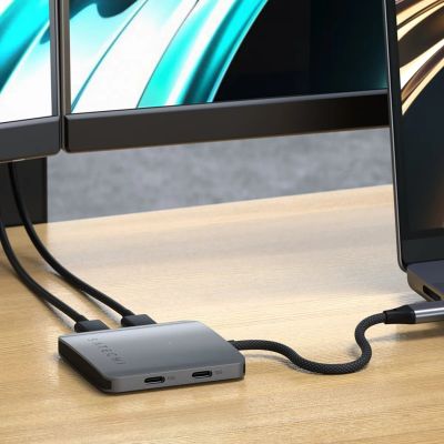 7. Satechi - Hub - mit Stromversorgung - 4 x USB-C 3.2 Gen 2 - Desktop-Computer