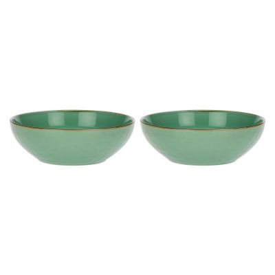 Set mit 2 Concerto Verde Acqua Salatschüsseln – Minze, 26 cm