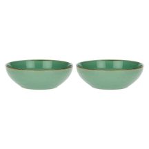 Set mit 2 Concerto Verde Acqua Salatschüsseln – Minze, 26 cm