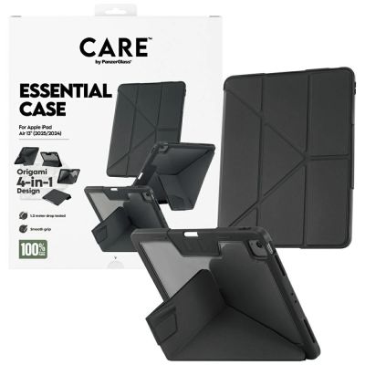 4. Care by PanzerGlass Y-Fold-Hülle für iPad Air 13" 2024 / 2025 - Schwarz
