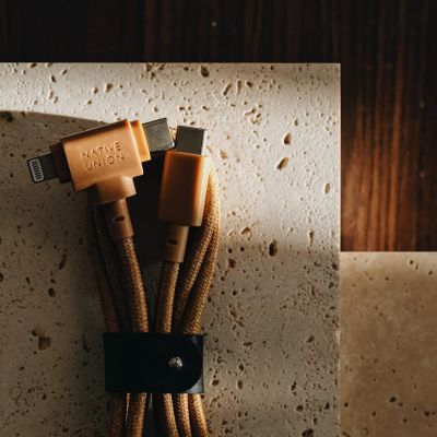 6. Native Union Duo-Kabel (USB-C auf USB-C/Lightning), Grün, USB-C, USB-C/Lightning, 1,5 m, Stecker, Stecker