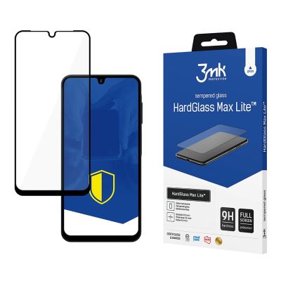 3mk HardGlass Max Lite Schwarzes gehärtetes Glas für Samsung Galaxy A16