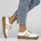 8. Weiße Damen-Plateauschuhe aus Wildleder, Modell Filippo DP6776