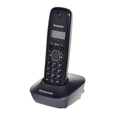 6. Panasonic KX-TG 1611 PDH Schwarzes Schnurlostelefon