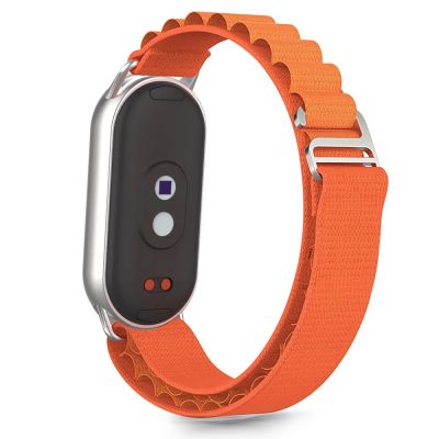 2. Tech-Protect Nylon Pro Strap für Xiaomi Smart Band 8 / 9 / 10 / NFC - Orange