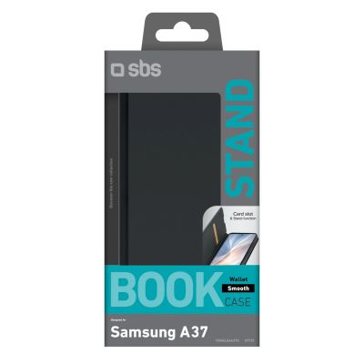 2. SBS Wallet Smooth Hülle für Samsung Galaxy A37 mit Klappdeckel – Schwarz