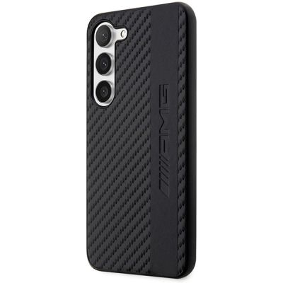 2. AMG AMHCS23MBLSCA S23+ S916 schwarz/schwarz Hardcase Carbon Stripe&Embossed