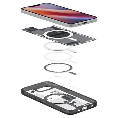 8. Spigen Ultra Hybrid MagSafe Hülle für iPhone 16e / 17e Zero One - Schwarz