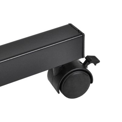 5. MACLEAN Mobiler Schreibtisch-/Laptopständer, Schwarz, Höhenverstellbar 59–89 cm, max. 30 kg MC-121 B