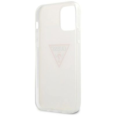 7. Guess, GUHCP12MPCUCTLWH iPhone 12/12 Pro 6,1" weiß/weißes Hardcase Triangle Collection